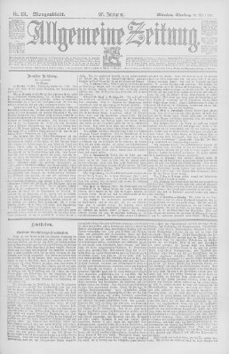 Allgemeine Zeitung Dienstag 12. Mai 1896