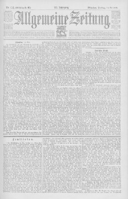 Allgemeine Zeitung Freitag 15. Mai 1896