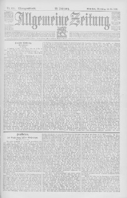 Allgemeine Zeitung Dienstag 19. Mai 1896