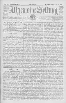 Allgemeine Zeitung Mittwoch 20. Mai 1896