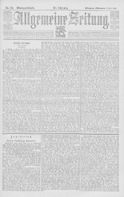 Allgemeine Zeitung Mittwoch 3. Juni 1896