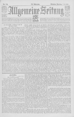 Allgemeine Zeitung Sonntag 7. Juni 1896