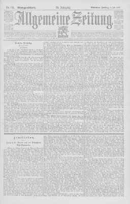 Allgemeine Zeitung Freitag 3. Juli 1896