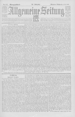 Allgemeine Zeitung Mittwoch 8. Juli 1896