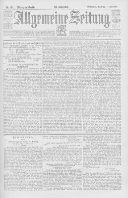 Allgemeine Zeitung Freitag 17. Juli 1896