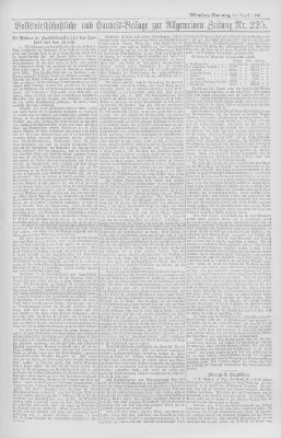 Allgemeine Zeitung Sonntag 16. August 1896