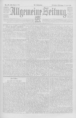 Allgemeine Zeitung Montag 17. August 1896