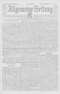 Allgemeine Zeitung Mittwoch 2. September 1896