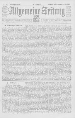 Allgemeine Zeitung Donnerstag 3. September 1896