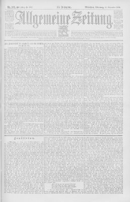 Allgemeine Zeitung Montag 21. September 1896