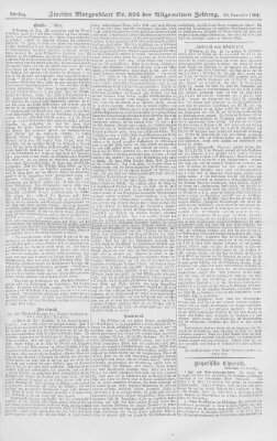 Allgemeine Zeitung Dienstag 24. November 1896