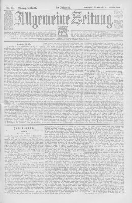 Allgemeine Zeitung Mittwoch 23. Dezember 1896