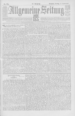 Allgemeine Zeitung Freitag 25. Dezember 1896