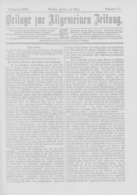 Allgemeine Zeitung Freitag 20. März 1896