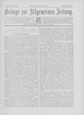 Allgemeine Zeitung Mittwoch 8. Juli 1896