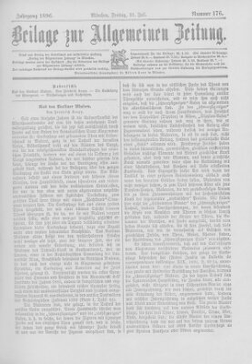 Allgemeine Zeitung Freitag 31. Juli 1896