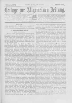 Allgemeine Zeitung Freitag 18. Dezember 1896