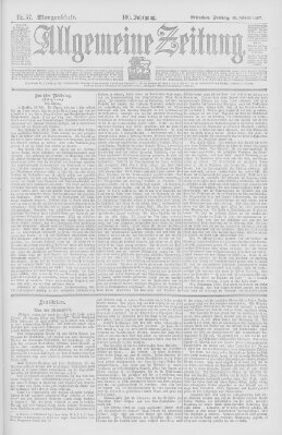 Allgemeine Zeitung Freitag 26. Februar 1897