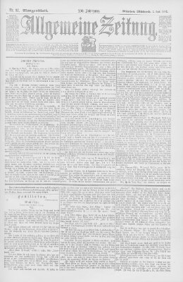 Allgemeine Zeitung Mittwoch 7. April 1897