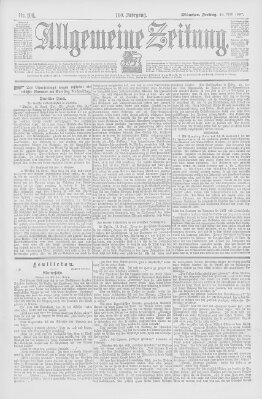 Allgemeine Zeitung Freitag 16. April 1897