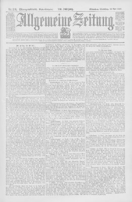 Allgemeine Zeitung Dienstag 20. April 1897