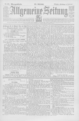 Allgemeine Zeitung Freitag 23. April 1897