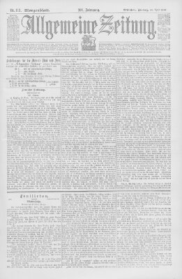 Allgemeine Zeitung Freitag 30. April 1897