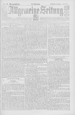 Allgemeine Zeitung Freitag 14. Mai 1897