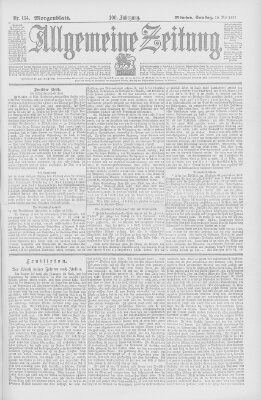Allgemeine Zeitung Samstag 15. Mai 1897