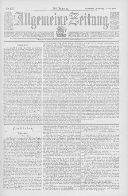 Allgemeine Zeitung Sonntag 16. Mai 1897