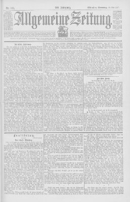 Allgemeine Zeitung Sonntag 30. Mai 1897