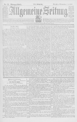 Allgemeine Zeitung Mittwoch 9. Juni 1897