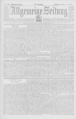 Allgemeine Zeitung Freitag 11. Juni 1897