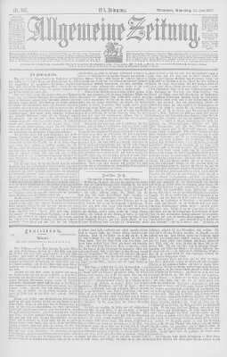 Allgemeine Zeitung Sonntag 13. Juni 1897