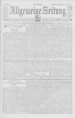 Allgemeine Zeitung Mittwoch 16. Juni 1897