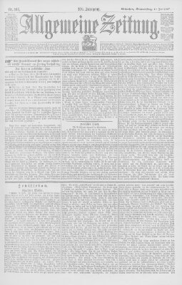 Allgemeine Zeitung Donnerstag 17. Juni 1897