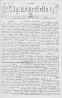 Allgemeine Zeitung Freitag 18. Juni 1897