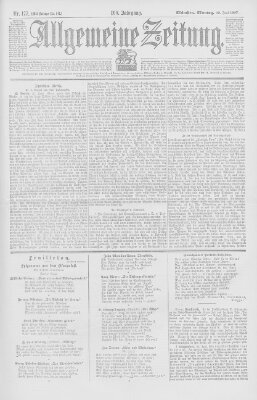 Allgemeine Zeitung Montag 28. Juni 1897