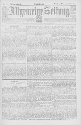 Allgemeine Zeitung Mittwoch 30. Juni 1897