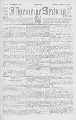 Allgemeine Zeitung Mittwoch 21. Juli 1897