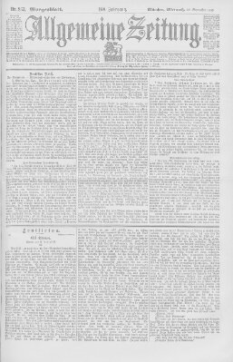 Allgemeine Zeitung Mittwoch 22. September 1897
