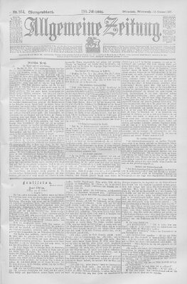 Allgemeine Zeitung Mittwoch 13. Oktober 1897