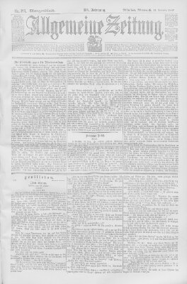 Allgemeine Zeitung Mittwoch 24. November 1897