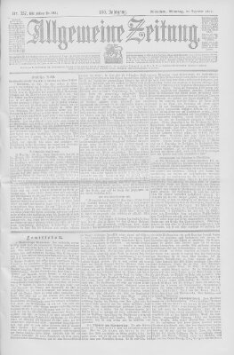 Allgemeine Zeitung Montag 27. Dezember 1897