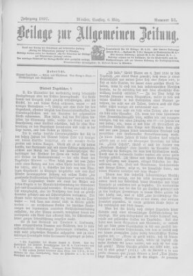 Allgemeine Zeitung Samstag 6. März 1897