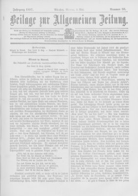 Allgemeine Zeitung Montag 3. Mai 1897