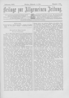 Allgemeine Zeitung Mittwoch 12. Mai 1897