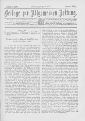 Allgemeine Zeitung Freitag 14. Mai 1897