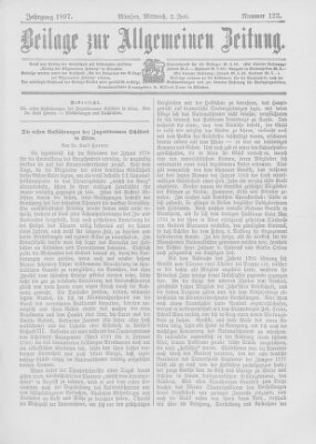 Allgemeine Zeitung Mittwoch 2. Juni 1897