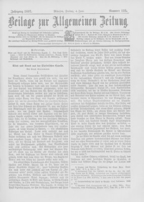 Allgemeine Zeitung Freitag 4. Juni 1897